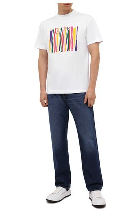 Мужская хлопковая футболка palm angels x missoni PALM ANGELS белого цвета по цене 25900 руб., арт. PMAA001F21JER0300184 | Фото 2 Мужская хлопковая футболка palm angels x missoni PALM ANGELS белого цвета, арт. PMAA001F21JER0300184 | Фото 2