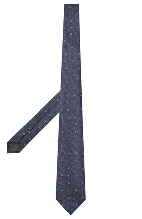 Мужской шелковый галстук CANALI синего цвета по цене 12700 руб., арт. 18/HJ03297 | Фото 2 Мужской шелковый галстук CANALI синего цвета, арт. 18/HJ03297 | Фото 2 (Материал: Текстиль, Шелк; Принт: С принтом)