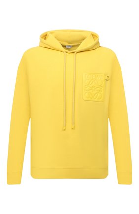 Мужской хлопковое худи LOEWE желтого цвета по цене 59100 руб., арт. H526Y25J12 | Фото 1 Мужской хлопковое худи LOEWE желтого цвета, арт. H526Y25J12 | Фото 1