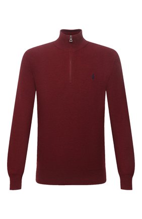 Мужской хлопковый джемпер POLO RALPH LAUREN бордового цвета по цене 14650 руб., арт. 710701611 | Фото 1 Мужской хлопковый джемпер POLO RALPH LAUREN бордового цвета, арт. 710701611 | Фото 1