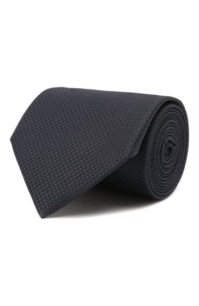 Мужской шелковый галстук BRIONI темно-синего цвета по цене 23250 руб., арт. 062I00/01433 | Фото 1