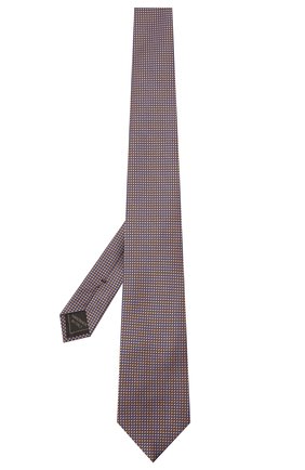 Мужской шелковый галстук BRIONI оранжевого цвета, арт. 062H00/01431 | Фото 2 (Материал: Текстиль, Шелк; Принт: С принтом)