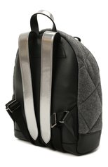 Детская шерстяной рюкзак BRUNELLO CUCINELLI серого цвета, арт. BT38PB022 | Фото 2 (Материал: Текстиль)
