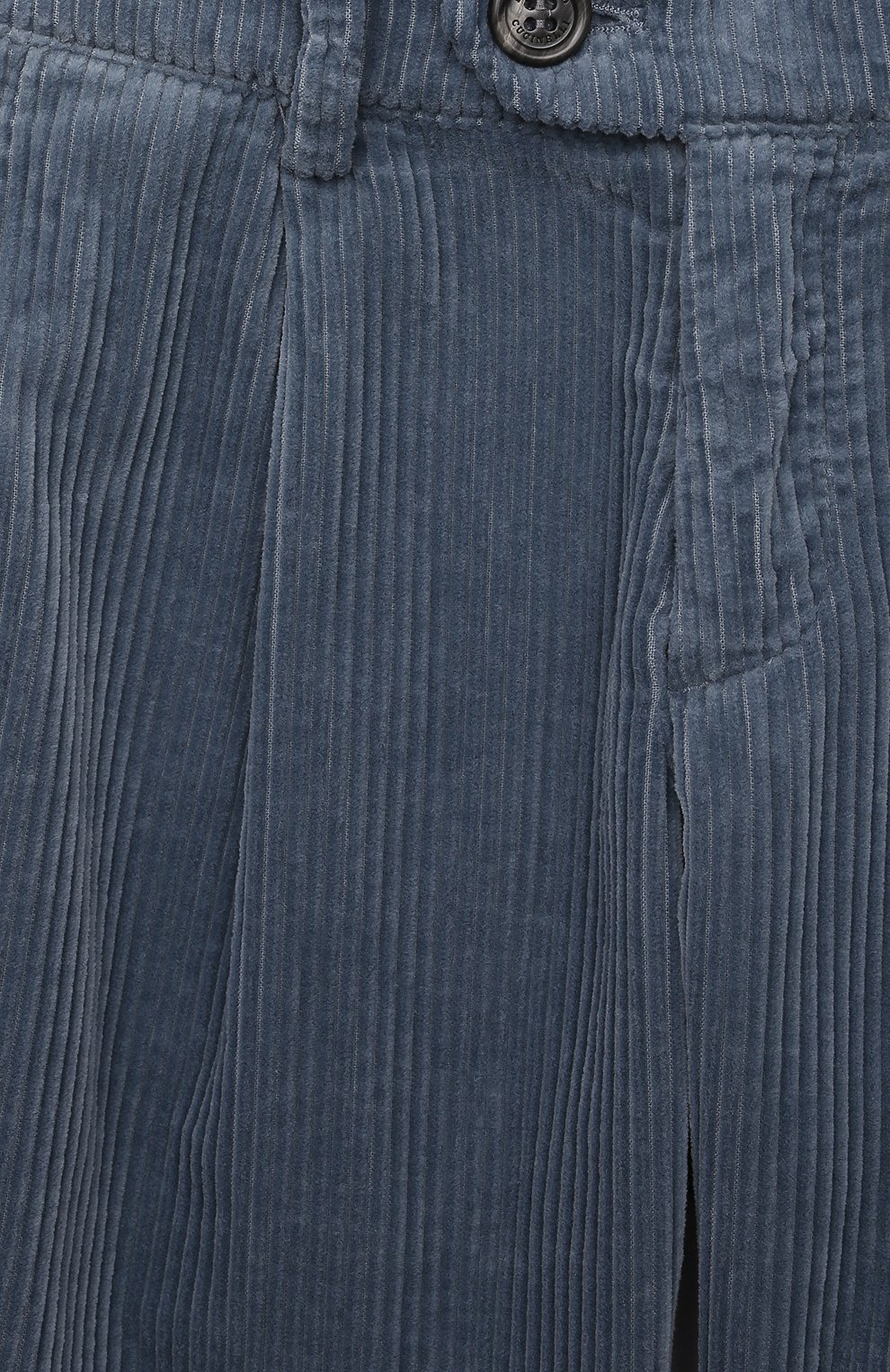 Детские хлопковые брюки BRUNELLO CUCINELLI серого цвета, арт. B280PP100A | Фото 3 (Сл�учай: Повседневный; Материал внешний: Хлопок; Ростовка одежда: 4 года | 104 см, 6 лет | 116 см)