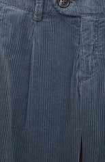 Детские хлопковые брюки BRUNELLO CUCINELLI серого цвета, арт. B280PP100A | Фото 3 (Случай: Повседневный; Материал внешний: Хлопок; Ростовка одежда: 4 года | 104 см, 6 лет | 116 см)