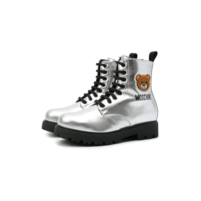 Кожаные ботинки Moschino 68927/LAMINAT0/36-41