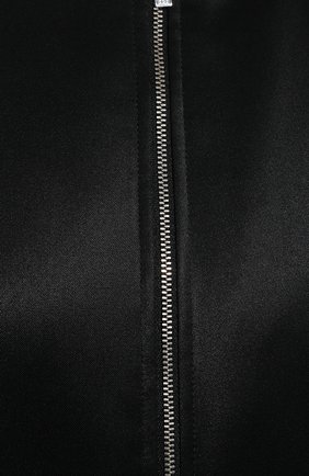 Женская куртка из вискозы TOTÊME черного цвета, арт. 213-103-714 | Фото 5 (Кросс-КТ: Куртка; Рукава: Длинные; Стили: Гламурный; Материал внешний: Вискоза; Длина (верхняя одежда): Короткие; Материал подклада: Вискоза)