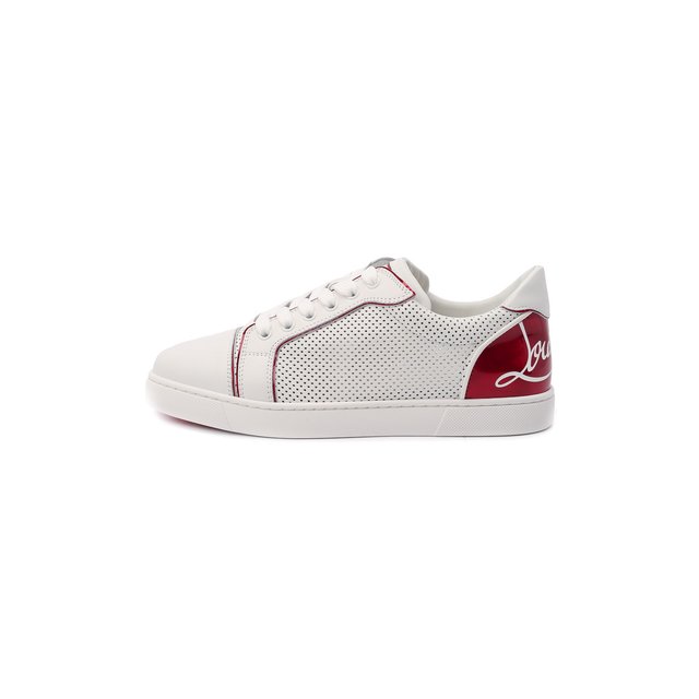 фото Кожаные кеды fun vieira christian louboutin
