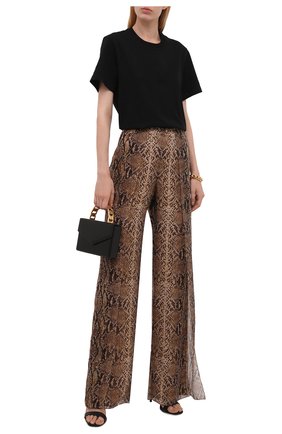 Женские шелковые брюки RALPH LAUREN коричневого цвета по цене 199000 руб., арт. 290853159 | Фото 2 Женские шелковые брюки RALPH LAUREN коричневого цвета, арт. 290853159 | Фото 2 (Длина (брюки, джинсы): Удлиненные; Материал внешний: Шелк, Синтетический материал; Материал подклада: Шелк; Стили: Гламурный; Женское Кросс-КТ: Брюки-одежда; Силуэт Ж (брюки и джинсы): Расклешенные)