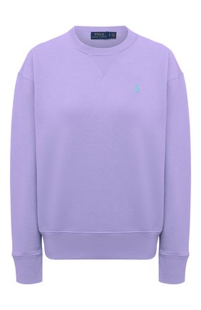 Женский хлопковый свитшот POLO RALPH LAUREN сиреневого цвета по цене 12850 руб., арт. 211794395 | Фото 1 Женский хлопковый свитшот POLO RALPH LAUREN сиреневого цвета, арт. 211794395 | Фото 1