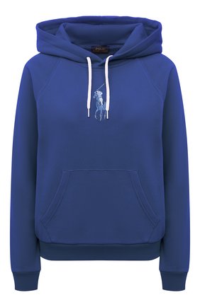 Женский хлопковое худи POLO RALPH LAUREN синего цвета по цене 13800 руб., арт. 211838143 | Фото 1 Женский хлопковое худи POLO RALPH LAUREN синего цвета, арт. 211838143 | Фото 1