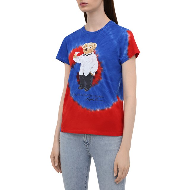 фото Хлопковая футболка polo ralph lauren