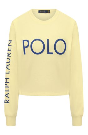 Женская хлопковый лонгслив POLO RALPH LAUREN желтого цвета по цене 7520 руб., арт. 211843282 | Фото 1 Женская хлопковый лонгслив POLO RALPH LAUREN желтого цвета, арт. 211843282 | Фото 1
