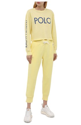 Женская хлопковый лонгслив POLO RALPH LAUREN желтого цвета по цене 7520 руб., арт. 211843282 | Фото 2 Женская хлопковый лонгслив POLO RALPH LAUREN желтого цвета, арт. 211843282 | Фото 2