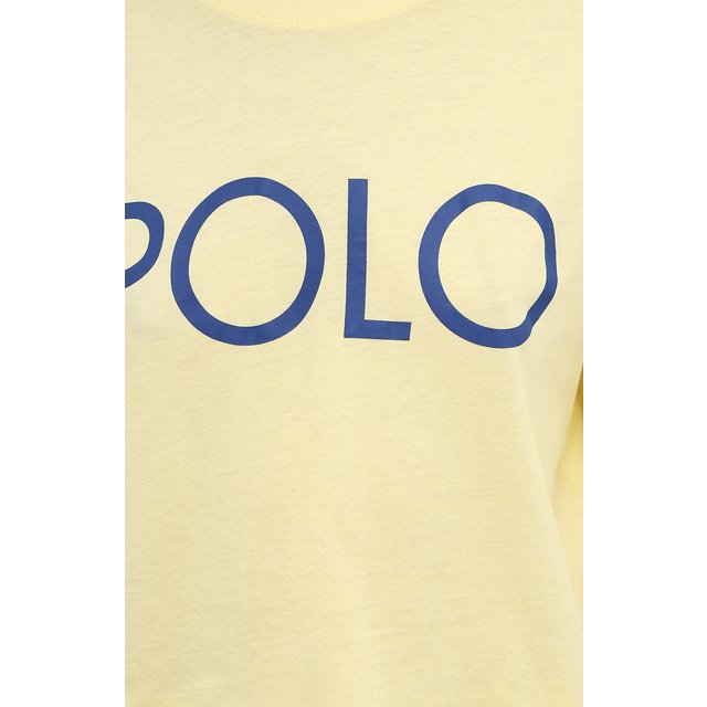 фото Хлопковый лонгслив polo ralph lauren