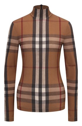 Женская водолазка BURBERRY серого цвета по цене 45700 руб., арт. 8043429 | Фото 1 Женская водолазка BURBERRY серого цвета, арт. 8043429 | Фото 1
