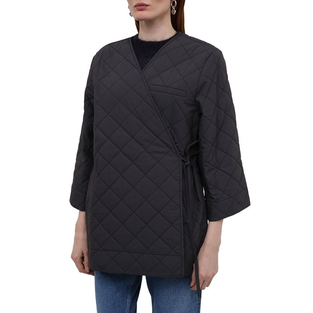 фото Стеганая куртка ganni