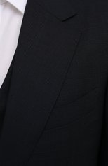 Мужской шерстяной костюм-тройка TOM FORD темно-синего цвета, арт. 222R47/31AA43 | Фото 8 (Материал внешний: Шерсть; Рукава: Длинные; Костюмы М: Однобортный, Костюм-тройка; Стили: Классический; Материал подклада: Шелк, Купро)