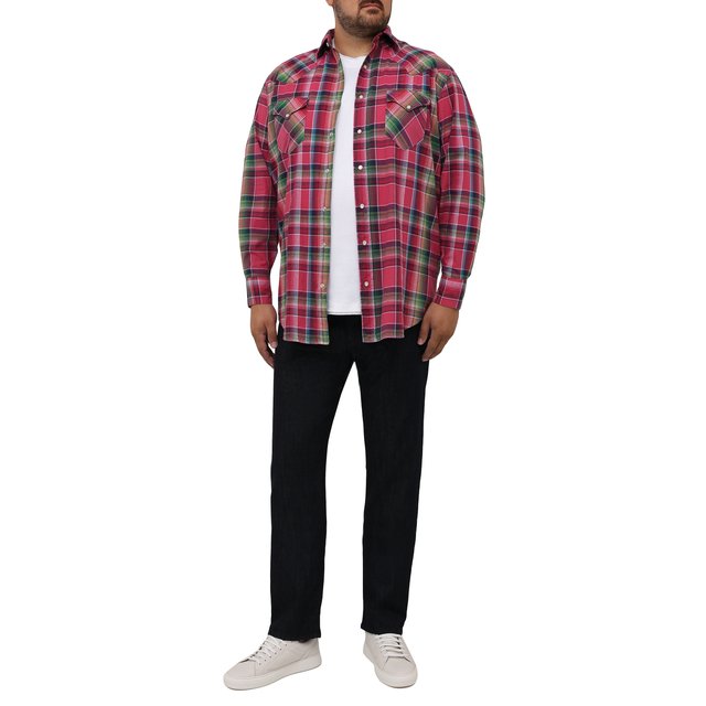 фото Хлопковая рубашка polo ralph lauren