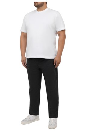 Мужские шерстяные брюки MARCO PESCAROLO темно-серого цвета, арт. CHIAIAM/ZIP+RIS/4426 | Фото 2 (Длина (брюки, джинсы): Стандартные; Материал внешний: Шерсть; Случай: Повседневный; Стили: Кэжуэл; Big sizes: Big Sizes)