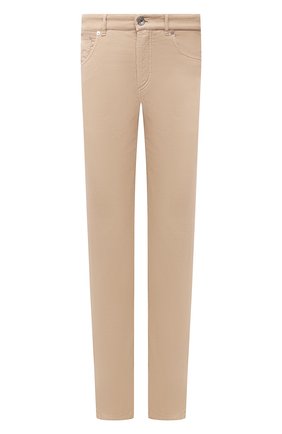 Мужские хлопковые брюки BRUNELLO CUCINELLI бежевого цвета, арт. M279DI1780 | Фото 1 (Материал внешний: Хлопок; Случай: Повседневный; Стили: Кэжуэл; Длина (брюки, джинсы): Стандартные; Региональные ограничения белый список (Axapta Mercury): RU)