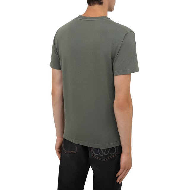 фото Хлопковая футболка stone island