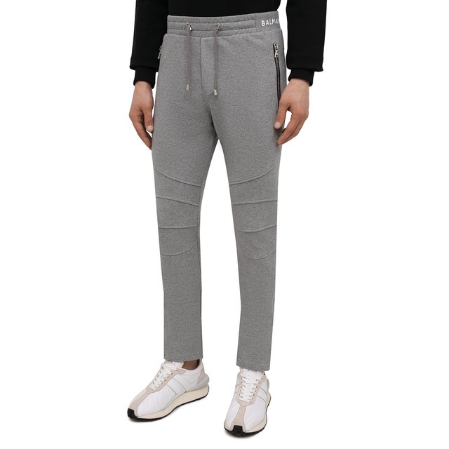 фото Хлопковые брюки balmain
