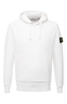 Мужской хлопковое худи STONE ISLAND белого цвета по цене 23150 руб., арт. 751564120 | Фото 1 Мужской хлопковое худи STONE ISLAND белого цвета, арт. 751564120 | Фото 1