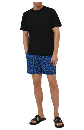 Мужские плавки-шорты ORLEBAR BROWN синего цвета, арт. 273661 | Фото 2 (Материал внешний: Синтетический материал; Мужское Кросс-КТ: плавки-шорты; Принт: С принтом)