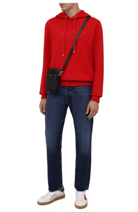 Мужские кожаные кеды boxer DSQUARED2 белого цвета по цене 30750 руб., арт. SNM0174 01500001 | Фото 2 Мужские кожаные кеды boxer DSQUARED2 белого цвета, арт. SNM0174 01500001 | Фото 2