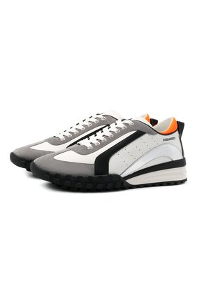 Мужские кожаные кроссовки legend DSQUARED2 белого цвета по цене 42450 руб., арт. SNM0196 01504324 | Фото 1 Мужские кожаные кроссовки legend DSQUARED2 белого цвета, арт. SNM0196 01504324 | Фото 1 (Подошва: Массивная; Материал внутренний: Натуральная кожа; Материал внешний: Кожа; Материал утеплителя: Без утеплителя; Длина стельки: 29,7; Стили: Классический)