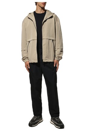 Мужская хлопковая футболка BURBERRY темно-синего цвета по цене 37200 руб., арт. 8043239 | Фото 2 Мужская хлопковая футболка BURBERRY темно-синего цвета, арт. 8043239 | Фото 2