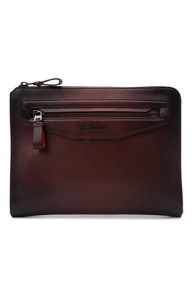 Мужская кожаная папка для документов SANTONI бордового цвета по цене 52250 руб., арт. UIBBA2110LI-GGTQQ67 | Фото 1 Мужская кожаная папка для документов SANTONI бордового цвета, арт. UIBBA2110LI-GGTQQ67 | Фото 1 (Материал: Натуральная кожа; Размер: medium)