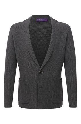 Мужской пиджак из вискозы и шерсти RALPH LAUREN серого цвета по цене 152000 руб., арт. 790841413 | Фото 1 Мужской пиджак из вискозы и шерсти RALPH LAUREN серого цвета, арт. 790841413 | Фото 1 (Рукава: Длинные; Длина (для топов): Стандартные; Материал внешний: Вискоза; Кросс-КТ: Трикотаж; Случай: Повседневный; Стили: Кэжуэл; Пиджаки М: Приталенный; 1-2-бортные: Однобортные)