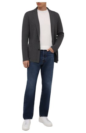 Мужской пиджак из вискозы и шерсти RALPH LAUREN серого цвета по цене 152000 руб., арт. 790841413 | Фото 2 Мужской пиджак из вискозы и шерсти RALPH LAUREN серого цвета, арт. 790841413 | Фото 2 (Рукава: Длинные; Длина (для топов): Стандартные; Материал внешний: Вискоза; Кросс-КТ: Трикотаж; Случай: Повседневный; Стили: Кэжуэл; Пиджаки М: Приталенный; 1-2-бортные: Однобортные)