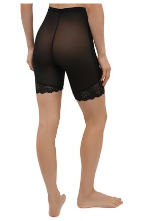 Женские корректирующие шорты SPANX черного цвета по цене 7190 руб., арт. 10220R | Фото 3 Женские корректирующие шорты SPANX черного цвета, арт. 10220R | Фото 3 (Женское Кросс-КТ: Шорты; Длина Ж (юбки, платья, шорты): Мини; Материал внешний: Синтетический материал)