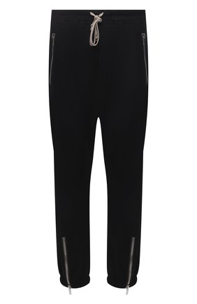 Мужские хлопковые джоггеры RICK OWENS черного цвета по цене 67850 руб., арт. RU02A5370/TE | Фото 1 Мужские хлопковые джоггеры RICK OWENS черного цвета, арт. RU02A5370/TE | Фото 1