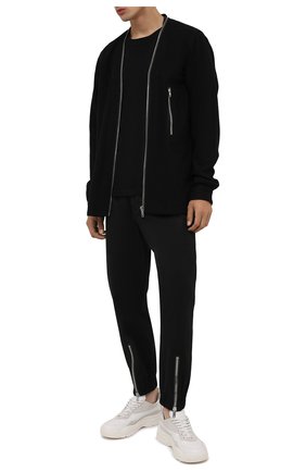 Мужские хлопковые джоггеры RICK OWENS черного цвета по цене 67850 руб., арт. RU02A5370/TE | Фото 2 Мужские хлопковые джоггеры RICK OWENS черного цвета, арт. RU02A5370/TE | Фото 2