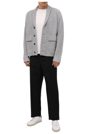 Мужской кардиган из шерсти и кашемира Z ZEGNA светло-серого цвета по цене 58400 руб., арт. VYD60/ZZ155 | Фото 2 Мужской кардиган из шерсти и кашемира Z ZEGNA светло-серого цвета, арт. VYD60/ZZ155 | Фото 2