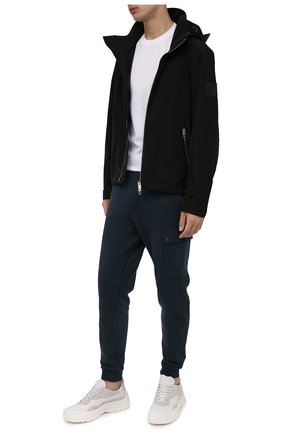 Мужские хлопковые джоггеры Z ZEGNA темно-зеленого цвета по цене 33950 руб., арт. VY458/ZZP48 | Фото 2 Мужские хлопковые джоггеры Z ZEGNA темно-зеленого цвета, арт. VY458/ZZP48 | Фото 2