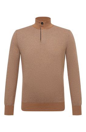 Мужской джемпер из кашемира и хлопка ERMENEGILDO ZEGNA бежевого цвета по цене 131500 руб., арт. UYQ25/127 | Фото 1 Мужской джемпер из кашемира и хлопка ERMENEGILDO ZEGNA бежевого цвета, арт. UYQ25/127 | Фото 1 (Материал внешний: Шерсть, Хлопок, Кашемир; Рукава: Длинные; Длина (для топов): Стандартные; Мужское Кросс-КТ: Джемперы; Вырез: Круглый; Принт: Без принта; Стили: Кэжуэл)