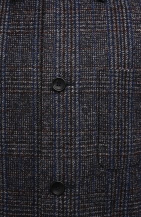 Мужская шерстяная куртка ZEGNA COUTURE темно-синего цвета, арт. 250N17/1DT4N0 | Фото 5 (Кросс-КТ: Куртка; Мужское Кросс-КТ: шерсть и кашемир; Материал внешний: Шерсть; Рукава: Длинные; Длина (верхняя одежда): Короткие; Материал подклада: Хлопок; Стили: Кэжуэл)