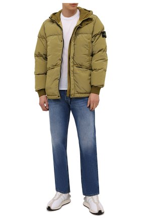 Мужская пуховая куртка STONE ISLAND хаки цвета по цене 85250 руб., арт. 751544508 | Фото 2 Мужская пуховая куртка STONE ISLAND хаки цвета, арт. 751544508 | Фото 2 (Материал подклада: Синтетический материал; Материал утеплителя: Пух и перо; Длина (верхняя одежда): Короткие; Рукава: Длинные; Материал внешний: Синтетический материал; Кросс-КТ: Куртка; Мужское Кросс-КТ: пуховик-короткий; Стили: Кэжуэл)