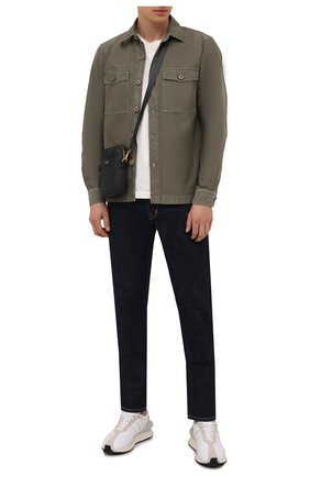 Мужская хлопковая рубашка TOM FORD хаки цвета по цене 68100 руб., арт. 2FT830/94GGNW | Фото 2 Мужская хлопковая рубашка TOM FORD хаки цвета, арт. 2FT830/94GGNW | Фото 2 (Материал внешний: Хлопок; Рукава: Длинные; Длина (для топов): Стандартные; Случай: Повседневный; Манжеты: На пуговицах; Принт: Однотонные; Воротник: Кент; Стили: Кэжуэл)