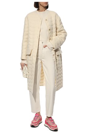 Женские текстильные кроссовки spiral knot VALENTINO розового цвета по цене 68700 руб., арт. WW2S0BU6/IHE | Фото 2 Женские текстильные кроссовки spiral knot VALENTINO розового цвета, арт. WW2S0BU6/IHE | Фото 2 (Подошва: Платформа; Материал внешний: Текстиль; Материал внутренний: Текстиль)