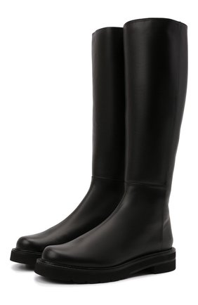 Женские кожаные сапоги mila lift STUART WEITZMAN черного цвета по цене 72150 руб., арт. S5602 | Фото 1 Женские кожаные сапоги mila lift STUART WEITZMAN черного цвета, арт. S5602 | Фото 1