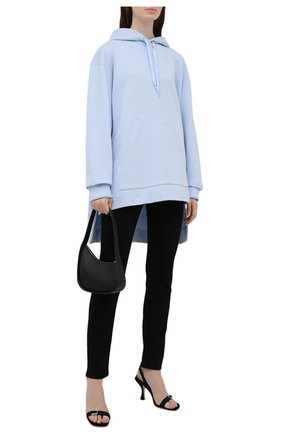 Женский хлопковое худи BURBERRY светло-голубого цвета по цене 58400 руб., арт. 8043417 | Фото 2 Женский хлопковое худи BURBERRY светло-голубого цвета, арт. 8043417 | Фото 2