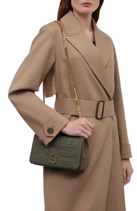 Женская сумка lola small BURBERRY хаки цвета по цене 129000 руб., арт. 8041796 | Фото 2 Женская сумка lola small BURBERRY хаки цвета, арт. 8041796 | Фото 2
