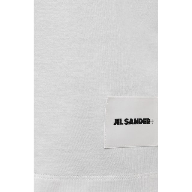 фото Комплект из трех хлопковых футболок jil sander