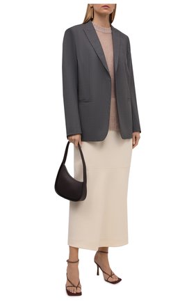 Женская шерстяная юбка JIL SANDER кремвого цвета по цене 76450 руб., арт. JSPT720009-WT207908A | Фото 2 Женская шерстяная юбка JIL SANDER кремвого цвета, арт. JSPT720009-WT207908A | Фото 2 (Длина Ж (юбки, платья, шорты): Миди; Материал внешний: Шерсть; Стили: Минимализм; Женское Кросс-КТ: Юбка-одежда)